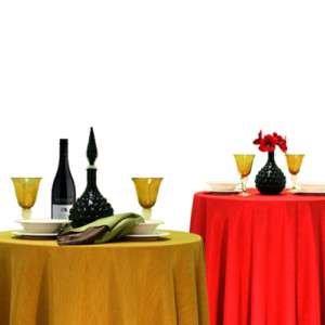 Double Sided 54 Majestic Dupioni / Satin Tablecloths  
