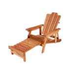 Cedar Delite Adjustable Back & Leg Rest Western Red Cedar Patio Lounge 