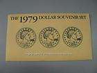 1979 PDS Susan B Anthony Dollar Souvenir United States Mint Coin Set