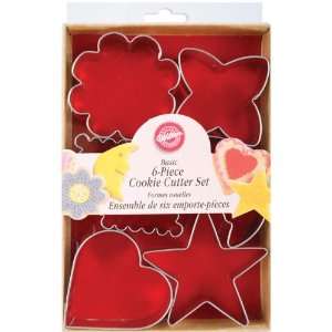 Metal Cookie Cutters 6/Pkg Basic Shapes:  Home & Kitchen