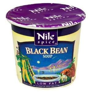 Nile Spice Black Bean Soup, Low Fat, 1.9 oz, 12 ct (Quantity of 3)