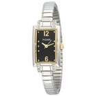 Pulsar Womens PC3245 Expansion Band Black Dial Two Tone Watch