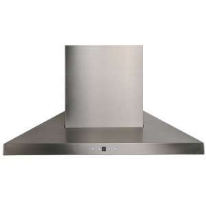  Wall Mount Range Hood With 860 CFM Touch Sensitive Blue LED Control 