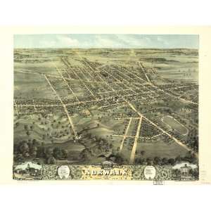   Huron County, Ohio 1870. Merchants Lithographing Co.