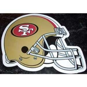  San Francisco 49ers Helmet Logo NFL Car Magnet: Sports 