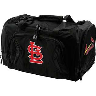   Accessories St. Louis Cardinals Black Flyby Duffle Bag at 