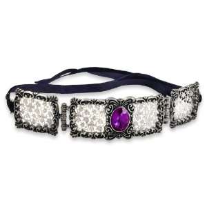 Tzarina Purple Crystal Alchemy Gothic Choker Jewelry