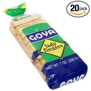 Goya Lady Fingers, 7 Ounce Units (Pack of 20)  Grocery 