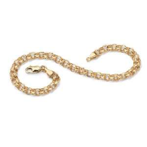  Lux 10k Gold Rolo Link Bracelet: Lux Jewelers: Jewelry