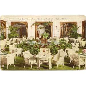  1915 Vintage Postcard The South Grill Room Marshall Field 