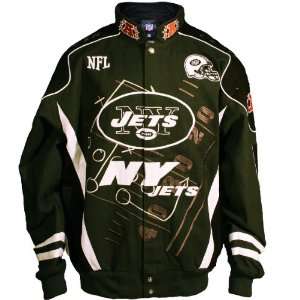 NFL New York Jets Scoreboard Jacket Large  Sports 