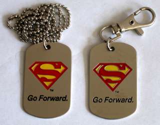 LICENSED DC COMIC SUPERMAN CHRISTOPHER REEVE FOUNDATION NECKLACE 