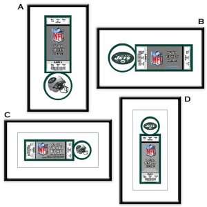  New York Jets Single Ticket Frame: Sports & Outdoors