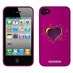  Funky Heart Purple on AT&T iPhone 4 Case by Coveroo: MP3 