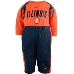   Nike Illinois Fighting Illini Infant Creeper Suit: Sports & Outdoors