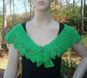 Butterfly Winged Shawlette   Yarn & Crochet Pattern Kit  