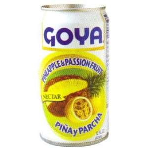 Goya Pineapple And Passion Fruit Nectar 9.6 oz   De Pina Y Parcha