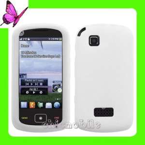   WHITE Silicone Gel Skin Case Cover for NET 10 Tracfone MOTOROLA EX124G
