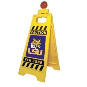 LSU Fighting Tigers 29 inch Caution Blinking Fan Zone Floor Stand NCAA 