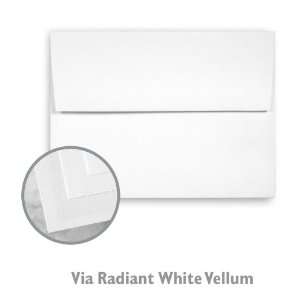    Via Vellum Radiant White Envelope   250/Box