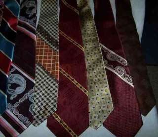11 Vintage Neckties Neck Ties 80s ULGY TIE CONTEST #12  