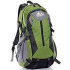 New Men s Green Canvas Hiking Bag Internal Frame Backpack Travel 