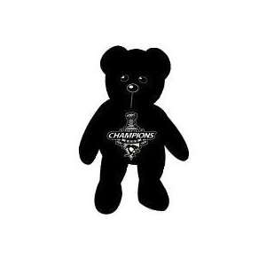    Pittsburgh Penguins Stanley Cup 8 Black Bear: Sports & Outdoors