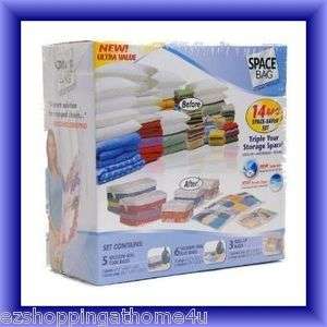 SPACEBAG 14 BAGS SUPER SAVER KIT SPACE BAG 14 pcs (Brand New 