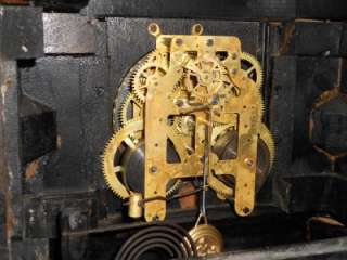 Old Antique Seth Thomas Adamantine Mantel Shelf Clock Circa: 1889 