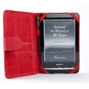   Cover / Case for Sony Reader PRS T1, Red  Players & Accessories