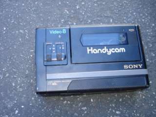 Vintage Sony CCD M8u Handycam Camcorder PARTS REPAIR  