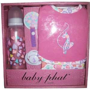  Baby Phat 5 Piece Gift Set, Heart Print: Baby