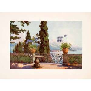   Italy Landscape Ella Du Cane Art   Original Color Print Home