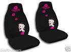 PAIR OF BETTY BOOP CAR SEAT COVERS W/PINK LIPS CUTE!!