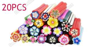   Art Canes Stickers Rod Fimo Decorate Different Flowers Fashion  