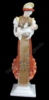 Herend Porcelain Figurine Matyo Madonna and Child  