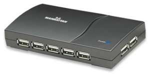 13 Port USB 2.0 Desktop Hub with Power Adapter, 161022 766623161022 