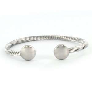    Stainless Steel Cable Cuff Bracelet: West Coast Jewelry: Jewelry