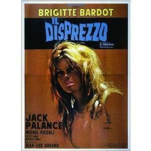 Contempt Movie Poster (11 x 17 Inches   28cm x 44cm) (1963) Italian 