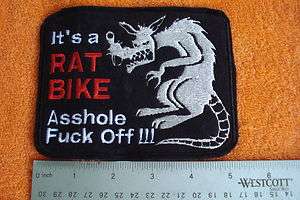 RAT BIKE biker patch  