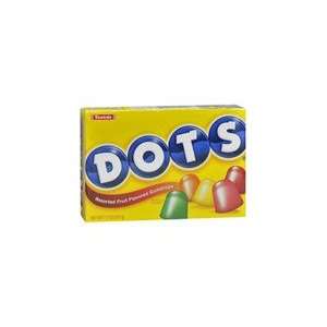 Tootsie DOTS Gumdrops Assorted Fruit Flavored, 7.5 oz (Pack of 12 