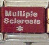 Multiple Sclerosis Medical Alert for Italian Charm Bracelets Free 