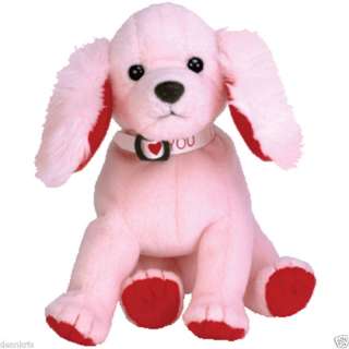 Ty Beanie Baby Sonnet the Retired Pink Dog   Mwmt  