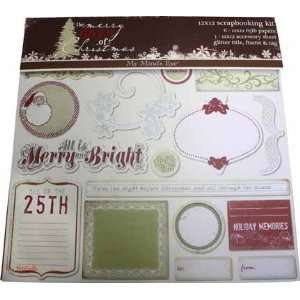  Merry Days of Christmas Paper and Accessories Pack by My 