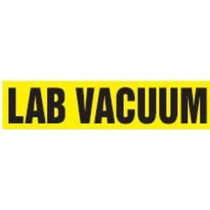  LAB VACUUM   Self Stick Pipe Markers   outside diameter 8 