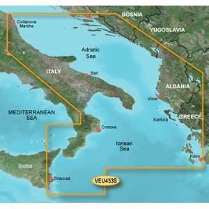  Garmin Veu453S Adriatic Sea South Coast Bluechart G2 GPS 