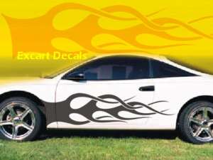 Flaming Graphics Decal Flame Eclipse Mirage Neon Saturn  