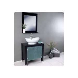  Fresca FVN3328ES Modern Bathroom Vanity w/ Mirror: Home 