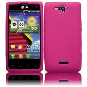  VMG LG Lucid 4G Soft Gel Skin Case Cover   PINK Premium 1 Pc 