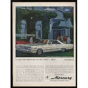  1966 Mercury Park Lane Del Monte Lodge Print Ad (9370 